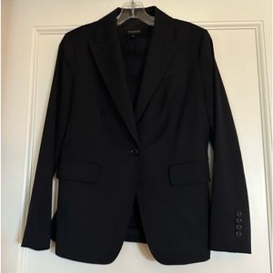 Talbots. Blue pinstripe pants suit - business - EUC